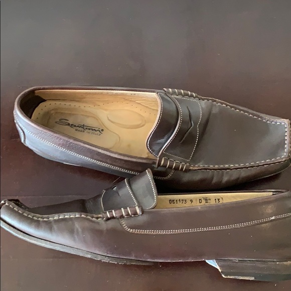 santoni driving shoes